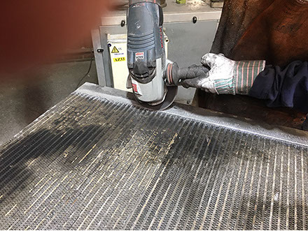 Abtrennen der Sammelkästen