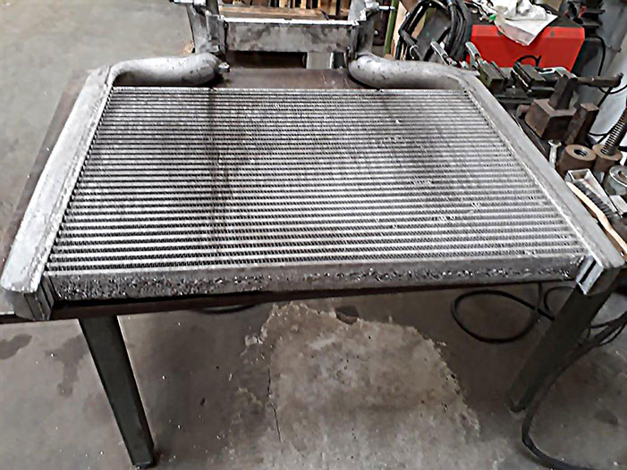 Zerstörte Kühlrippen wurden entfernt