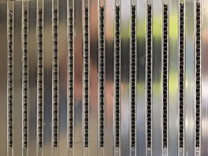 Aluminiumkühlernetz