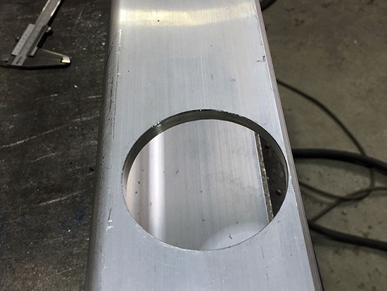 Sammelkasten Bohrung Anschluss